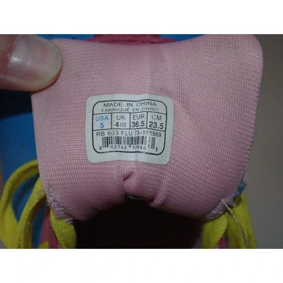BBC Ice Cream Board Flip Sneakers Blue Pink Yellow Low Top Skate Shoes 5